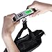 Luggage Scale Portable Digital Travel Scales Hanging for Bag Suitcase with Tare Function 110 lb/ 50KG Capacity Silver