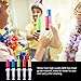 BESTONZON 25 Pack Jello Shot Set, 2 OZ Food Grade Party Syringe with 30 Caps, Durable Reusable Plastic Jello Shot Syringes for Bachelorette Parties