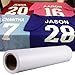 ARHIKY Heat Transfer Vinyl HTV for T-Shirts 12 Inches by 10 Feet Rolls (White)