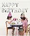 FECEDY® Silver Film Happy Birthday Balloons for Party Decoration