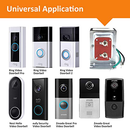 Doorbell Transformer 16V 30VA Comptible with Ring Video Doorbell Pro