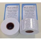 Heat Press Batting Together Fusible Batting Tape -2 Pack (1 1/2 in x 15YD) -Cloth Tape for Quilting &amp; Sewing - Seamless Batting Joins, Hemming, Patching, Hem, Fabric Holding-Made in the USA