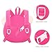 Vox Baby Girl Backpack Cute Cartoon Backpack with Leash for Toddlers Little Kids Backpack Cute Bee Animal Bag with Chest Strap, Pink