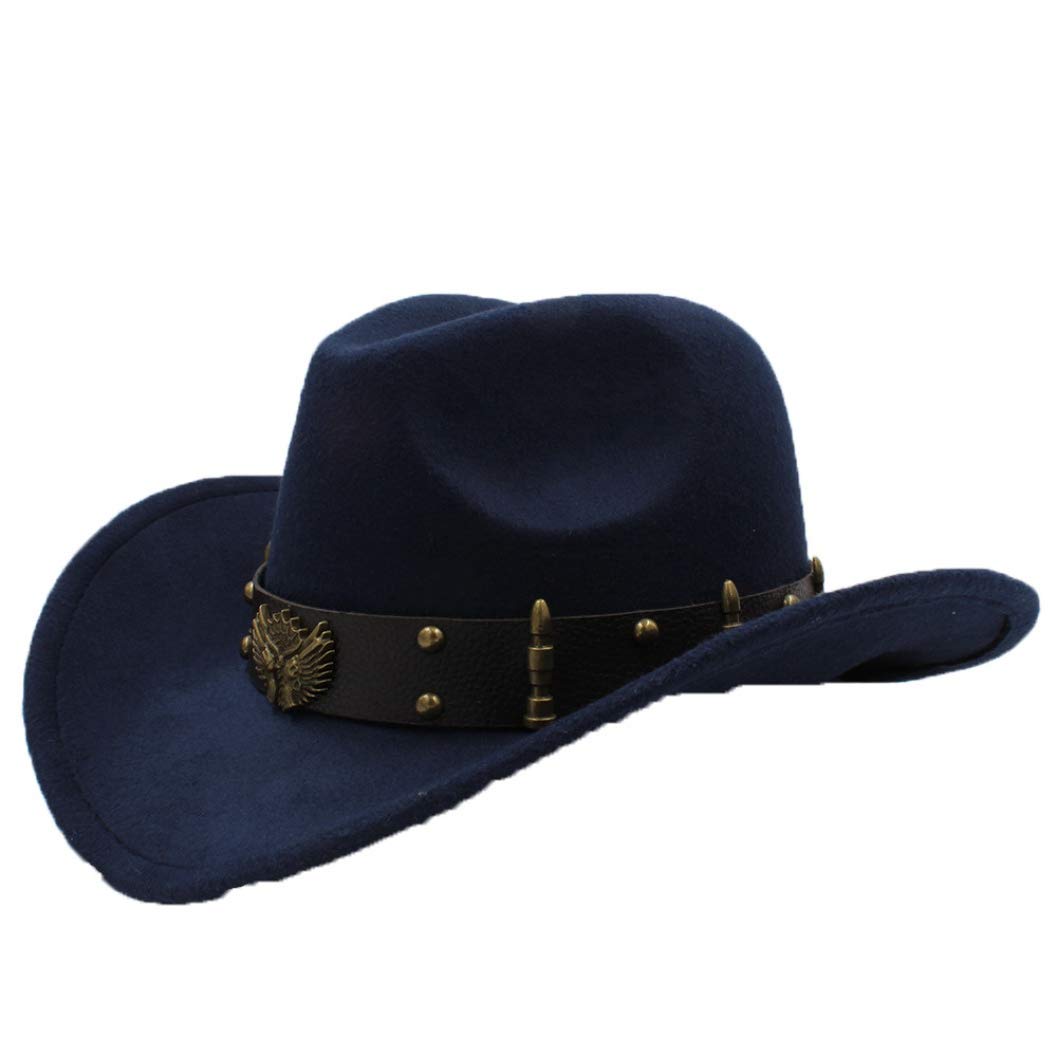Hats \u0026 Caps Faux Felt Wide Brim Western 