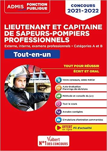 Amazon Fr Couverture Du Livre Concours Lieutenant Et Capitaine De Sapeurs Pompiers Professionnels Categories A Et B Tout En Un Nouveaux Concours Partager Capitaine De Sapeurs Pompiers Professionnels Bellego Olivier Lavedan