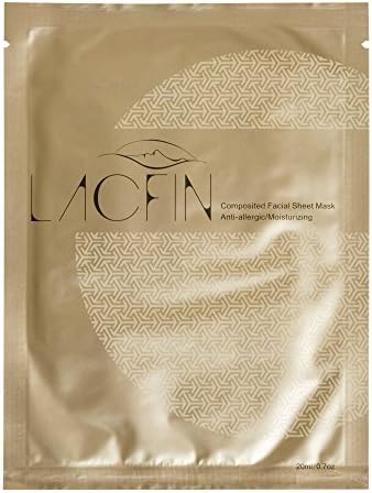 Lacfin Bio-Cellulose Facial Sheet Mask - 1 Treatment, 0.7 oz, Pack of 3