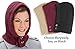 Collections Etc Cozy Unisex Buttoned Hat, Burgundy, One-Size