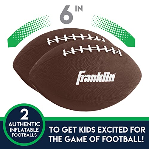 Franklin Sports Kids Football Target Toss Game Inflatable Football