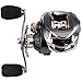Low Profile Baitcasting Fishing Reels, 12 Stainless Steel Bearings, 18LB Super Drag, Magnetic Tuned Dual Brakes Baitcast Reel for Bass, Crappies, Perch, Trout, Walleyes and More
