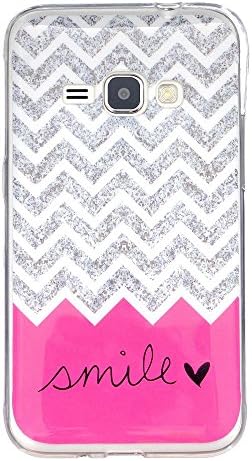 Galaxy J120 Case,Galaxy J1 2016 Case,Winfrey [Wave Smile] Attractive [Scratch Resistant] Fashion Design TPU Rubber Gel Ultra Thin Skin Case Cover for Samsung Galaxy J120 /J1 2016