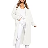 LILLUSORY Long Cardigan Sweaters for Women Fall Trendy Oversized Open Front Winter Coat