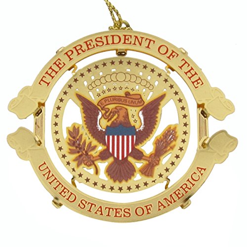 Treasure Gurus US President POTUS Joe Biden Presidential Seal Christmas Tree Ornament