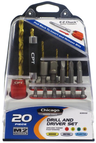 Allied Tools 63502 20 Pc. Drill/Driver Set