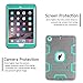 TOPSKY 3296937 Three Layer Defender Full Body Protective Case Cover for iPad Mini, Mini 2, Mini 3, Mini Retina Bundle Grey, Green­