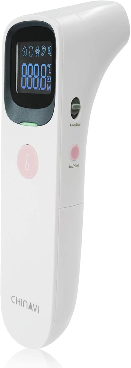 Amazon Co Jp ちゃいなび 非接触型体温計 日本メーカー 1秒測定 正確 医療機器認証 大人子供切替 3モード ピンク ホーム キッチン