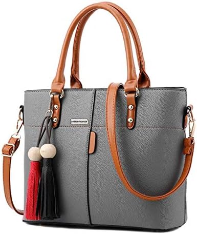 DARASH FASHION Women's PU Formal Handbag (Brown)