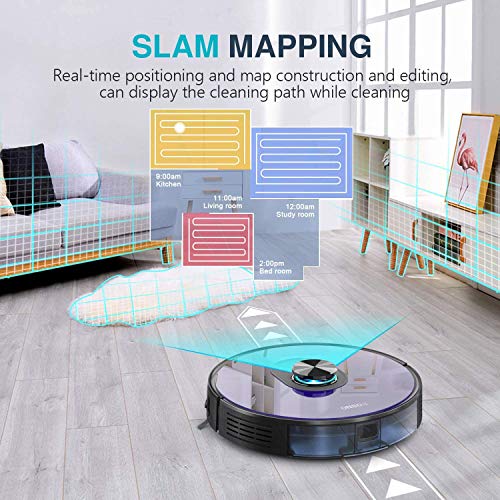 Robot Vacuum ONSON J30, 2700Pa Lidar Navigation Robotic Vacuum, NoGo