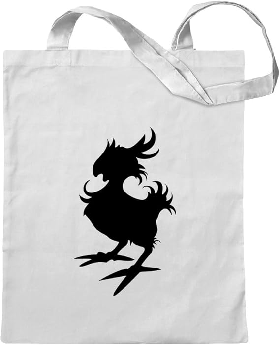 Amazon Co Jp 黄色の鳥 Kiwistar Yellow Bird 12色展開のジュートバッグ プリンセスの言葉をモチーフにしたコットンのバッグ 服 ファッション小物