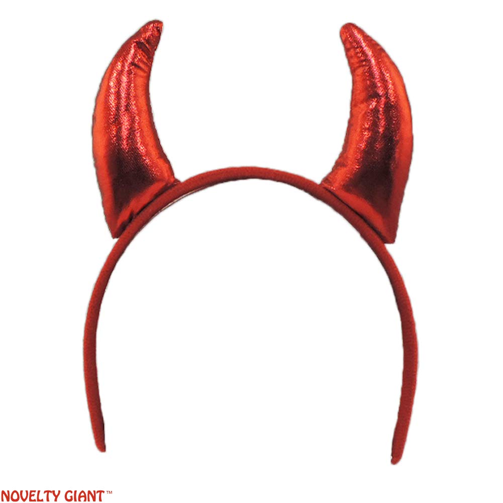 Red Devil Horns Headband