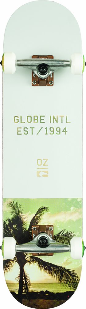 Globe Varsity Skateboard Unisex adulto Gris Palm  Fog Única