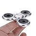 VANKER Fidget Spinner Toy Stress Reducer Ceramic Bearing - Perfect For ADD, ADHD, Anxiety, and Autism Adult Children (Metal Silver)