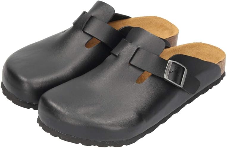 Amazon Parade サンダル メンズ 29 シンプル オシャレ サボサンダル クロッグ スリッポン 靴 天然皮革インソール ブラック ダークブラウン ネイビー ベージュ スエード調 クロッグ サボ