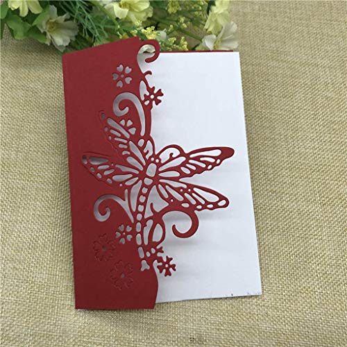 Itlovely Butterfly Envelope Greeting Card Metal Cutting Dies Stencil Scrapbooking Photo Album Card Paper Embossing Craft DIY - Thumbnail 3