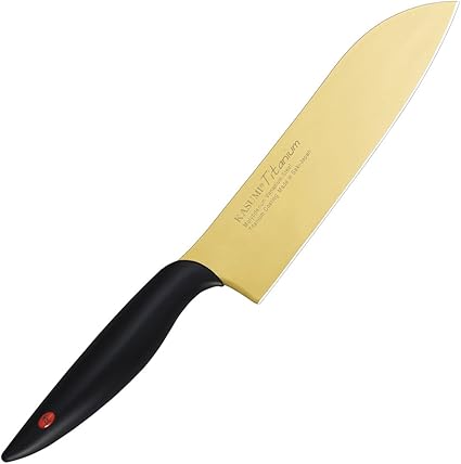 Amazon Co Jp スミカマ Sumikama 霞 Kasumi チタニウム 三徳包丁 18cm ゴールド 218 G ホーム キッチン