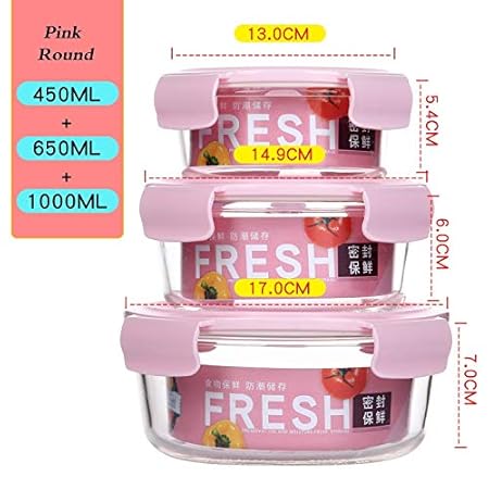 Fiambrera con bolsa para microondas, resistente al calor, de ...