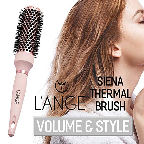 L’ange Hair SIENA Thermal Hair Brush 33mm Round Barrel Hair Volumizer