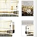 Oversized Parrot Cage Stainless Steel Deluxe Bird Villa Exterior Simple and Stylish High-end Bird Cage (Size : M)thumb 3