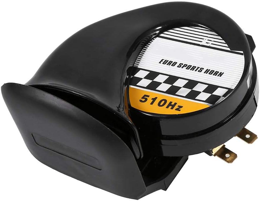 Motorcycle Snail Horn, 12V DC 115DB 510Hz Snail Air