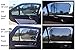 KALMORE Car Window Shade Car Sun Shade Car Sunshade Block Harmful UV for Max Protection with See Thru View, 19x12, 3 Pack