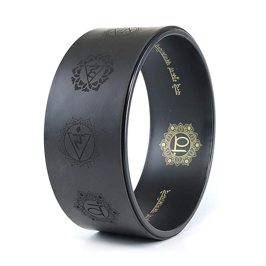 Adminitto88 Yoga Wheel Fitness Wheel Hollow - Rueda de Yoga ...