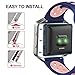 UMAXGET For Fitbit Blaze Bands, Sport Wristband Silicone Replacement Strap with Silver Frame for Fitbit Blaze Smart Fitness Watch Blue&pink small