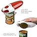 BangRui Smooth Soft Edge Electric Can Opener with One-Button Start and One-Button Manual Stop (Red)
