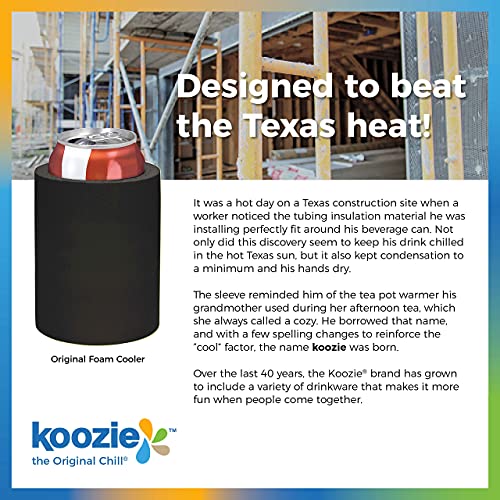 KOOZIE Stainless Steel Triple 3in1 Can Cooler, Bottle or Tumbler with