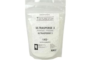 TextureStar Ultra Sperse 3 Powder - 145g (5.1oz) | Starch Derived from Tapioca, Fine White Powder, Thickening Agent, Add to S