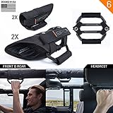 GPCA GP-Grip PRO Grab Handle for Jeep Wrangler JL JK Sport Sahara Freedom Rubicon Unlimited 4DR/ 2DR 2007-2019 w/ 3