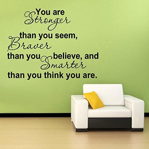 Shalleen Quote Word Decal Vinyl DIY Home Room Decor Art Wall Stickers Bedroom Removable (G)
