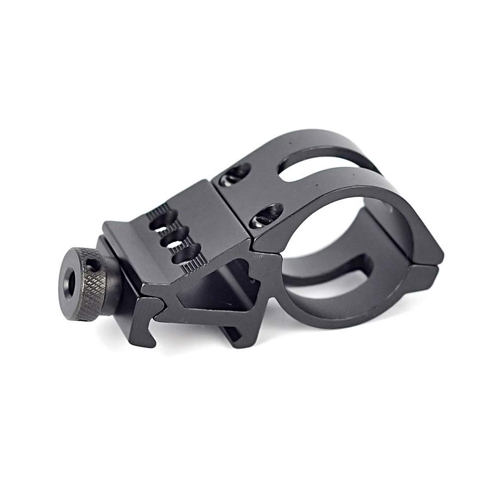 BigTron 1" Offset Picatinny Rail Mount for Flashlights Scopes QD Military Gear, 1 set