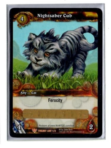 World of Warcraft Nightsaber Cub Twilight Loot WOW