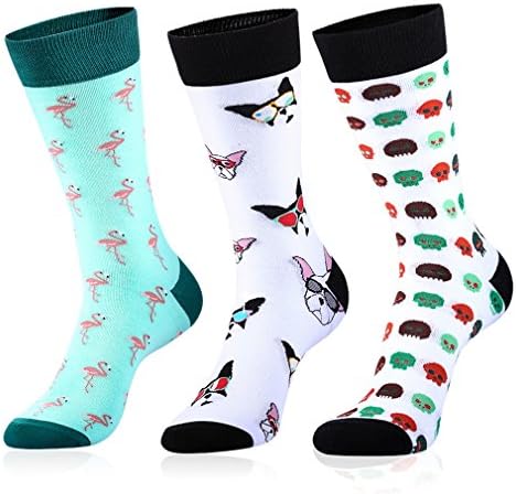 Sexybody Men's Cool Funny Cottoon Long Crew Casual Socks Novelty Art Patterned Socks