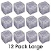 Cottage Mills DotBox Large Box - 12 pcs. Little Storage Boxes for Small Items Like Beads and Parts. Boxes Fit Inside DotBox Carrying Cases Sold Separately. 3 Packages of 4.