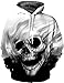 Pandolah Men's Realistic 3D Print Pullover Hooded Sweatshirt Novelty Hoodies with Big Pocket Long Sleeve Halloween Christmas(XL,Skull 3223)