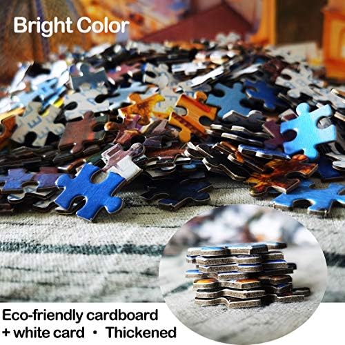 Best Cardboard Jigsaw Puzzle Set for Adults: 1000 Pieces in 3-in-1 Bundle