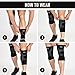 Mava Sports Knee Compression Sleeve Support with Adjustable Strap for Men and Women - Perfect for Joint Pain, Weightlifting, Running, Gym Workout, Squats and Arthritis Relief (Black, XL)