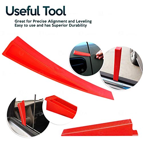 Zone Tech Car Pump Wedge Kit - Premium Quality Leveling & Alignment Tool Air Wedge for Car and Home Repair - Thumbnail 6