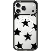 CASETiFY for iPhone 18 Pro Max Case - Impact Compatible with MagSafe | 8.2 ft. 4x Military Grade Drop Protection | Star Marks | Black