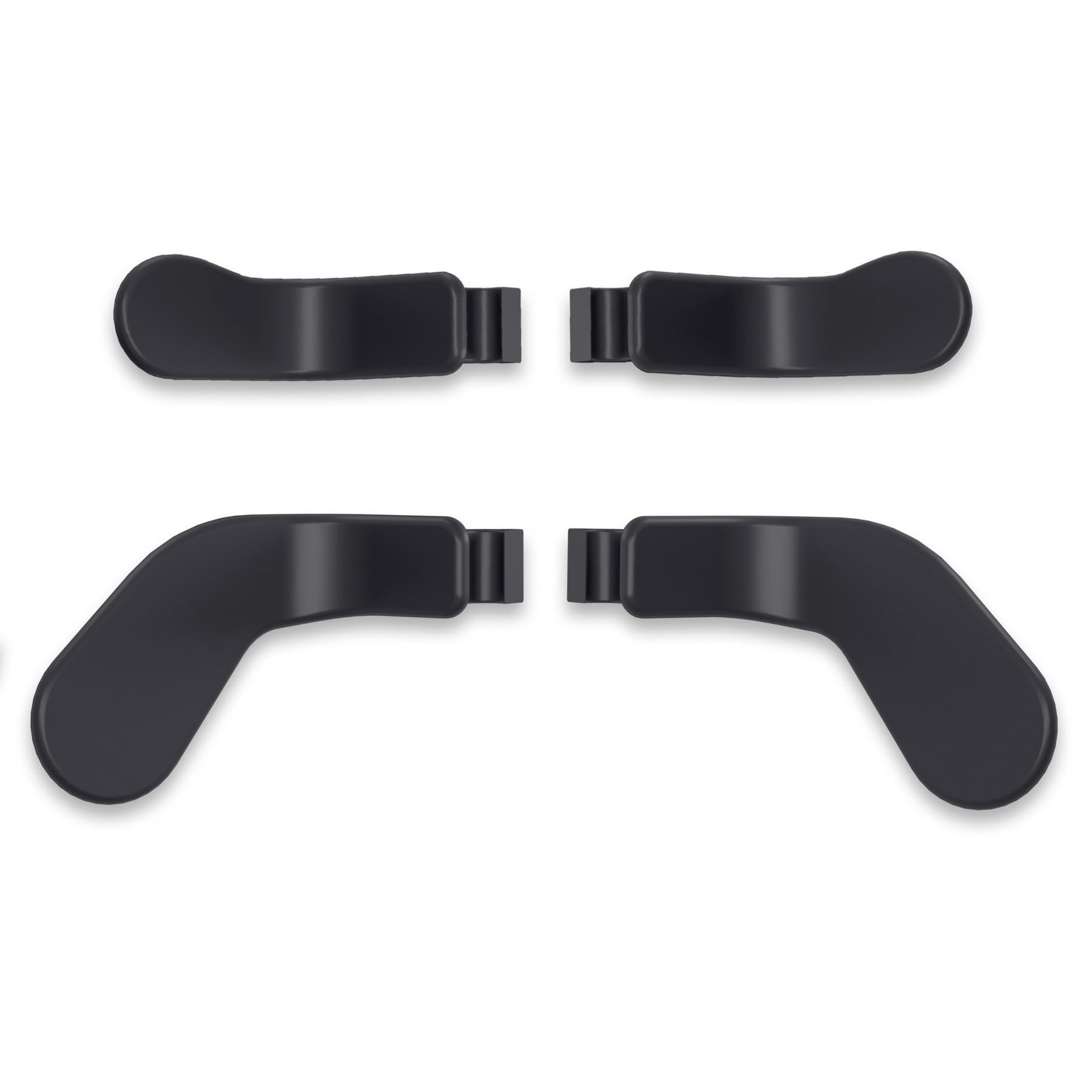eXtremeRate Elite Controller Paddles, Interchangeable Paddles for Xbox Elite Series 2 & 1, Metal Stainless Steel Replacement Parts for Xbox One Elite, Elite Series 2 & Elite 2 Core Controller - Black